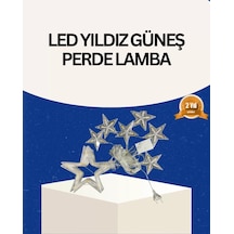 İç Mekan Uyumlu Yıldız Peri Led Perde 3x3 Metre Çok Renkli