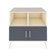Kronos Şifonyer 2 Raflı 2 Kapaklı 88x59x80 Aytaşı-antrasit/aytaşı Antrasit/aytaşı