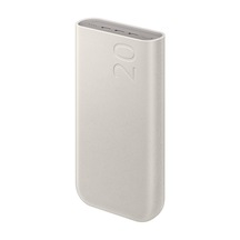 20000 Mah 45 Watt Powerbank, Hızlı Şarj, Pd 2.0, 3 Çıkışlı, Kablo Dahil, Bej, 2024 Model