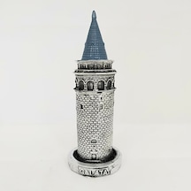 Galata Kulesi Biblo Gümüş 14 Cm