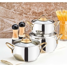 Evimsaray Şevval 6 Parça Mini Set Gold