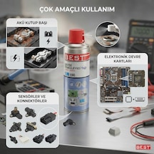 Profesyonel Yağlı Kontak Sprey 200 Ml - Akü Kutup Başı Ve Devre Kartı Temizleyici Oksit Sökücü