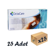 OctaCare Şeffaf Pedli Su Geçirmez Yara Örtüsü Tekli Steril Paket 9 CM x 20 CM 25 Adet