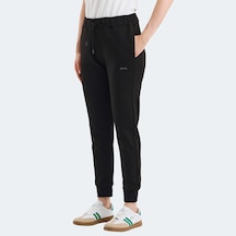 Slazenger VETERAN Kadın Cepli Siyah Eşofman Altı