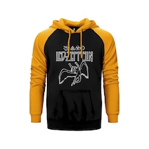 Led Zeppelin Zoso Icarus Sarı Renk Reglan Kol Kapşonlu Sweatshirt Sarı