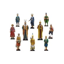 Veronese Kurşun Osmanlı Padişahı Ve Askerleri Figür 10lu Set 11cm