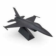 30 Cm Gri Dekoratif Savaş Uçağı Modeli Modern Masaüstü Ve Ofis Dekoru Uçak Maketi