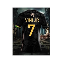 Brezilya Siyah Vini Jr Özel Konsept Forması Jersey Çok Renkli