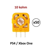 50 Adet 10k Ps4 Xbox One Mikro Direnç Potans Micro Switch Turuncu