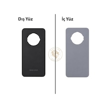 Tecno Spark 30c Siyah Uyumlu Arka Kapak Arka Cam Batarya Pil Kapağı Lazer Kesim Back Cover Diğer