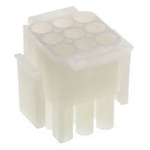 TE Connectivity 25 Adet 1-480706-0 Universal MATE-N-LOK 9 Pozisyon Erkek Montajlı Kasa Konnektör Muhafazası