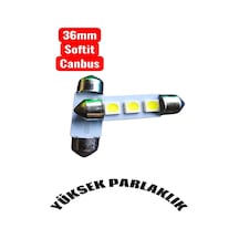 36mm 2 Adet Softit Led Ampul Canbus Plaka Tavan Bagaj Plaka Araç İç Aydınlatma Arıza Işığı Yakmaz