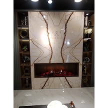 Miss Worble 3d Elektrikli Şömine Bluetoothlu Isıtıcısız 25 X 175 Cm