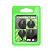 Xiaomi Mi 14t Pro Uyumlu Raze Metal Kamera Lens - Siyah