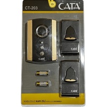 Cata Uzaktan Kumandalı Zil 1 Zil + 2 Buton Ct-203