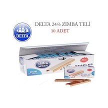 Delta No 24/6 Zımba Teli Bakır 10x1000’li Paket