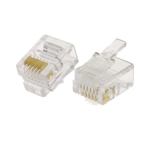 Telefon 6Pinli Jak Fişi 6P/6C Rj12 -  100Adet