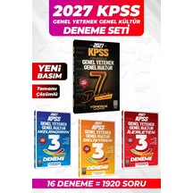2027 Kpss Deneme Genel Yetenek Genel Kültür Seti 16'lı Tamamı Çözümlü Efsane Kampanya - 844472941