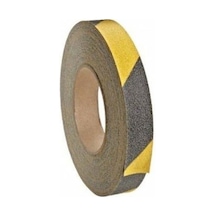 Sarı Siyah Merdiven Ve Zemin Kaydırmaz Kaymaz Bant 25mm X 25mt
