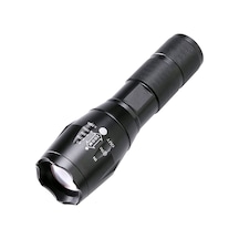 Powermaster Pm-14623 Şarjlı Zoomlu Flash Özellikli Power Ledli El Feneri Siyah