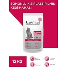 Lavital Somonlu Kısırlaştırılmış Kedi Maması 12 Kg