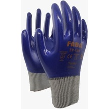 Faba Ep-1303-xl Lacivert Nitril Polyester Eldiven Xl