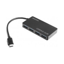 Dark Connect Master U31X4. Usb3.1 Type-C To 4 Port Type-A Hub
