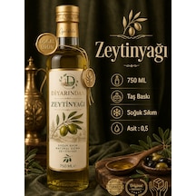 Diyarından Natürel Sızma Zeytinyağı Taş Baskı Soğuk Sıkım 750 ML
