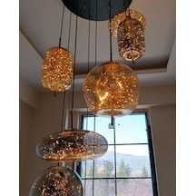 Özel Yapım Peri Led Sarkıt Avize Çok Renkli