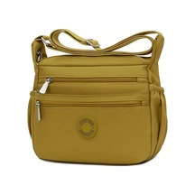 Oldfriend Weiluoda Kadın Sarı Hafif Çapraz Çanta, Ayarlanabilir Askı Ve Çok Bölmeli 331 Sarı