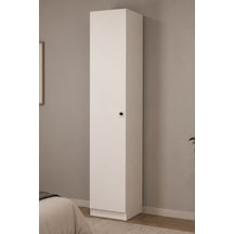 Prestij No.2 Askılıklı Bazalı Giysi Asma Dolabı Gardırop Beyaz