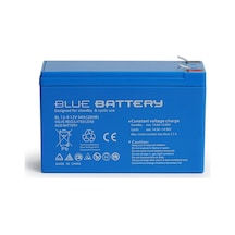Blue Battery 12 Volt 9 Amper Bakımsız Kuru Akü Ups Aküsü