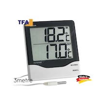 Tfa 30.1011 Dijital İç ve Dış Mekan Termometre kablolu