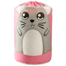 Homyl Katlanabilir Giysiler Pamuklu Battaniye Yatak Pembe Pembe