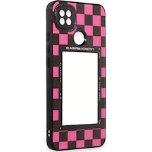 Newface Xiaomi Redmi 9c Kılıf Mirror Desenli Kapak - Mirror - 8 Pembe