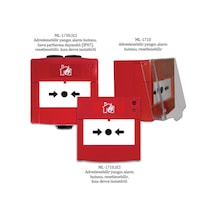Maxlogic Ml-1710 Adreslenebilir Yangın Alarm Butonu