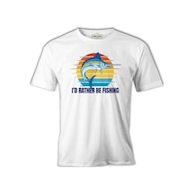 A Swordfish With A I'd Rather Quote Beyaz Erkek Tshirt 001