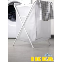 Ikea Jäll Çamaşır Sepeti, Beyaz, 50 Litre 236741499 Beyaz