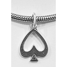 Maça Sallantılı Charm Gümüş