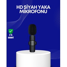 Lightning Girişli 2 Li Kablosuz Yaka Mikrofonu Çift Kişilik Kayıt - Lisinya