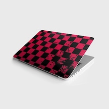 Laptop Sticker Notebook Kaplama Etiketi Siyah Kare