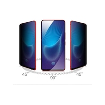 Oppo Reno 2z Uyumlu Davin 5d Privacy Cam Zore Ekran Koruyucu