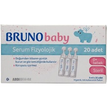 Bruno Baby Fizyolojik Serum 3'lü 20 x 5 ML