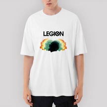 Legion Heads Oversize Beyaz Tişört