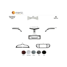 Meriç® Peugeot 206 Plus Ön Torpido Kaplama 6 Parça 2009-› (530157057)