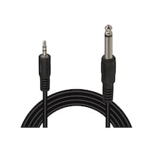 Powermaster Pm-15917 Siyah 6.3 Mm Gitar To 3.5 Mm Stereo Ara Kablo 1.4 Metre