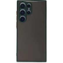 Newface Samsung Galaxy S22 Ultra Kılıf Montreal Silikon Kapak - Yeşil