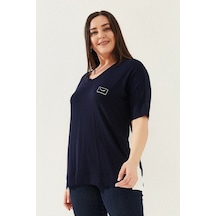 Lady Majestic Büyük Beden Bluz - Siyah Lady Majestic Büyük Beden Bluz - Siyah