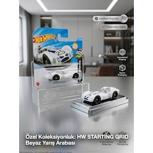 Hot Wheels Hw Startıng Grıd Serisi - Maseratı Tıpo 61 Model Araba Beyaz