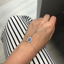 Glorria Gümüş Damla Nazar  Şahmeran Gümüş
